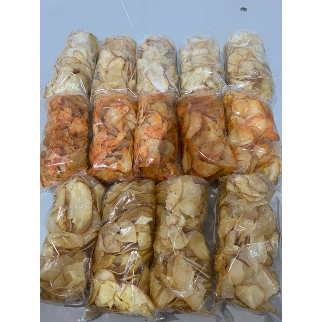 

Keripik Singkong 200gr rasa asin manis pedas