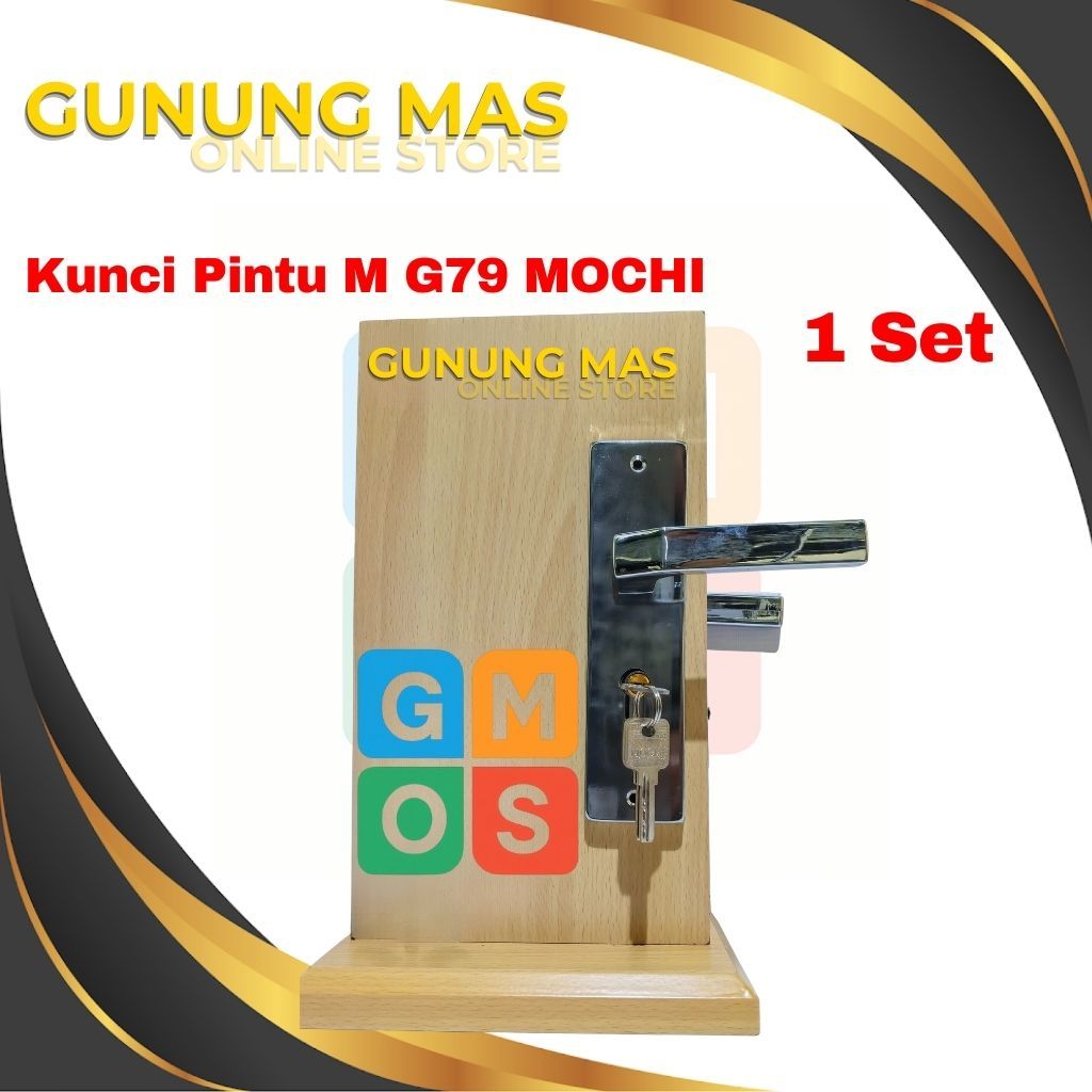 MOCHI Handle Pintu Komplit M G57 (RAUNG) / Gagang Kunci Pintu / Door Lock / Kunci Pintu