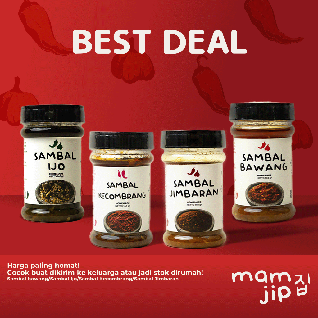 

Mamjip Sambal Bawang, Jimbaran, Kecombrang & Ijo [Best Deal]