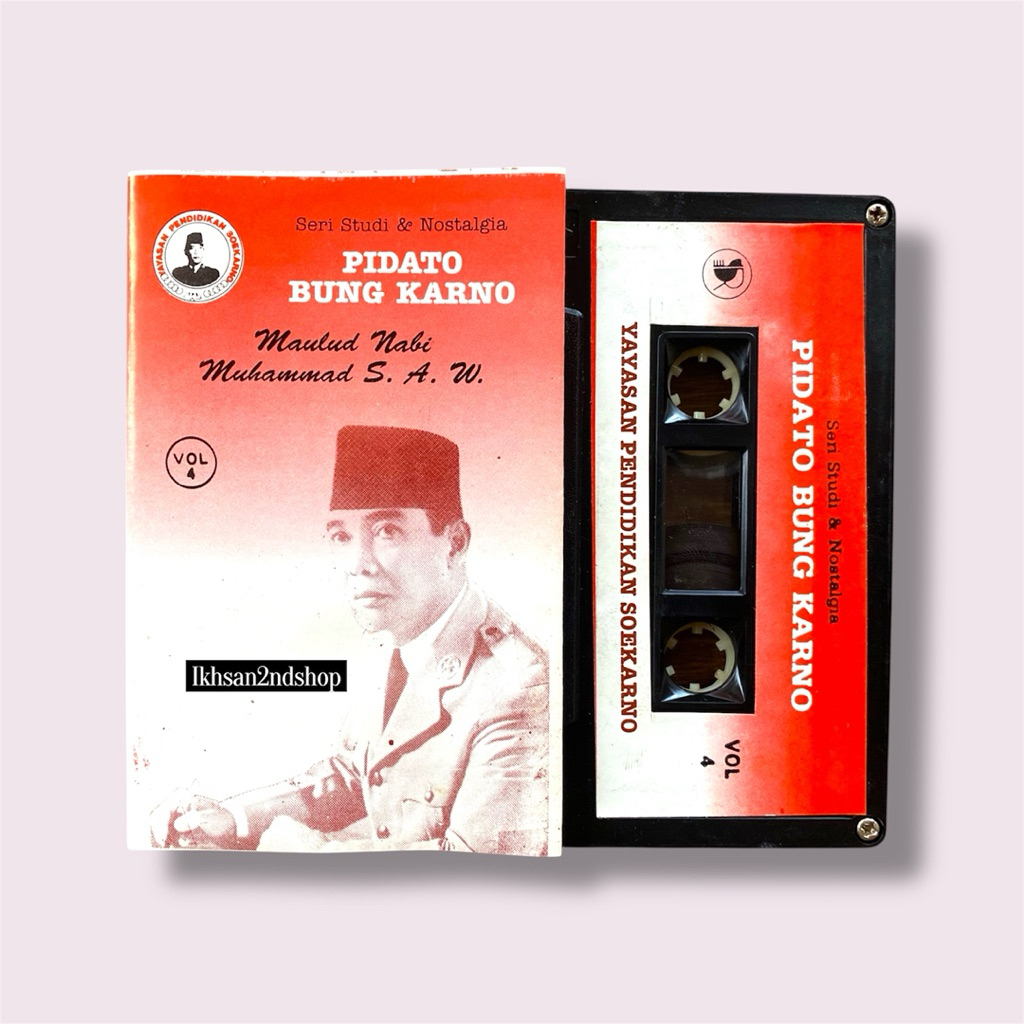 Kaset Pita Pidato Bung Karno Maulid Nabi Muhammad SAW