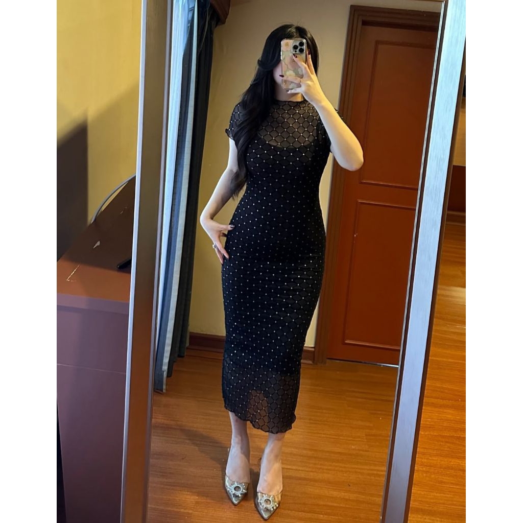 BRIELLE SET DRESS IMPORT BANGKOK/DRESS PESTA