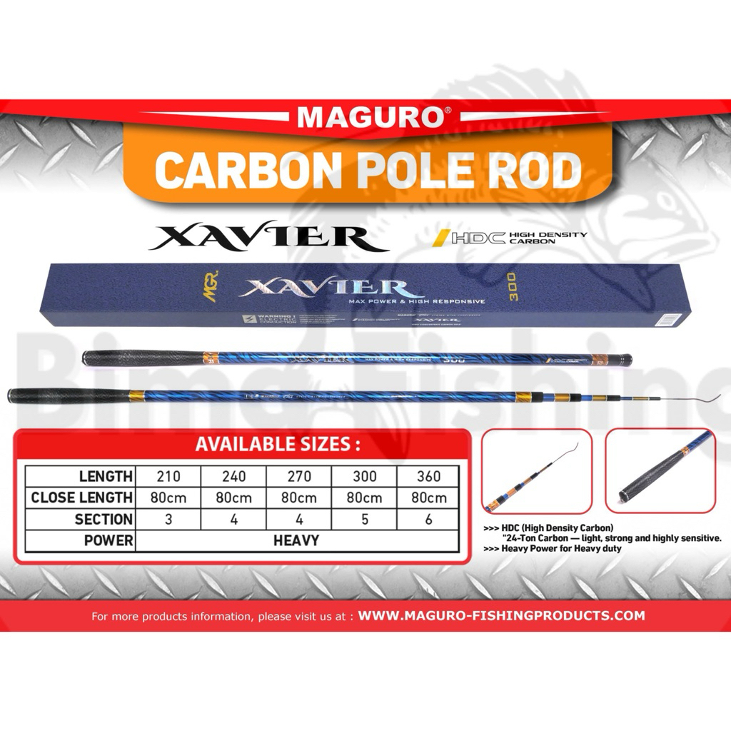 Joran Tegek Maguro XAVIER 210 240 270 300 360