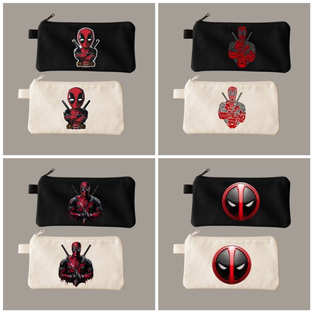 

Tempat pensil marvel dead pool/Tepak kanvas premium/Tempat alat tulis/Tempat kosmetik/Tempah hp/Tempat dokumen kartu/Pouch