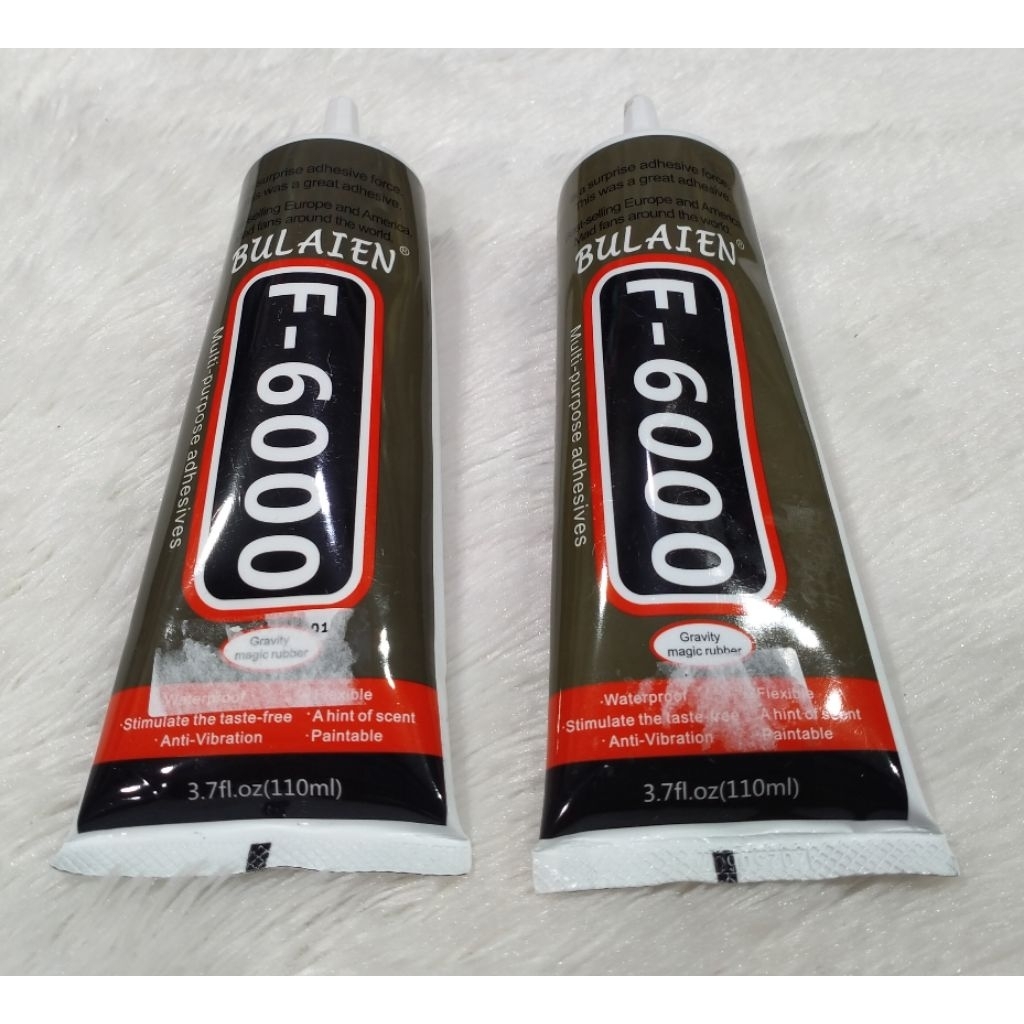 

Lem F6000/Lem Serbaguna/Lem Payet/Lem Aksesories Ukuran Sedang Isi 50ml Ukuran Besar Isi 110ml