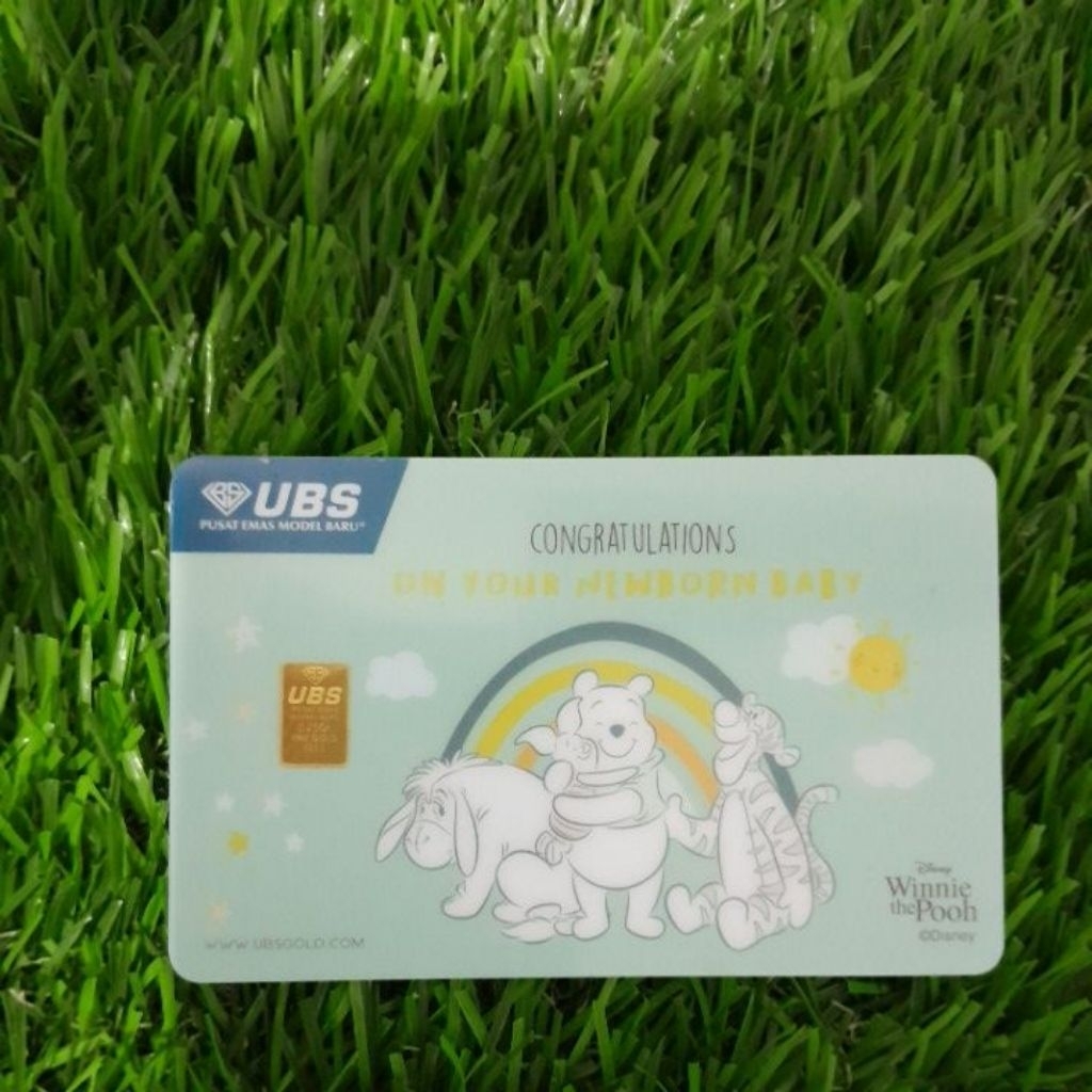 UBS 0.25 gram disney winnie the pooh