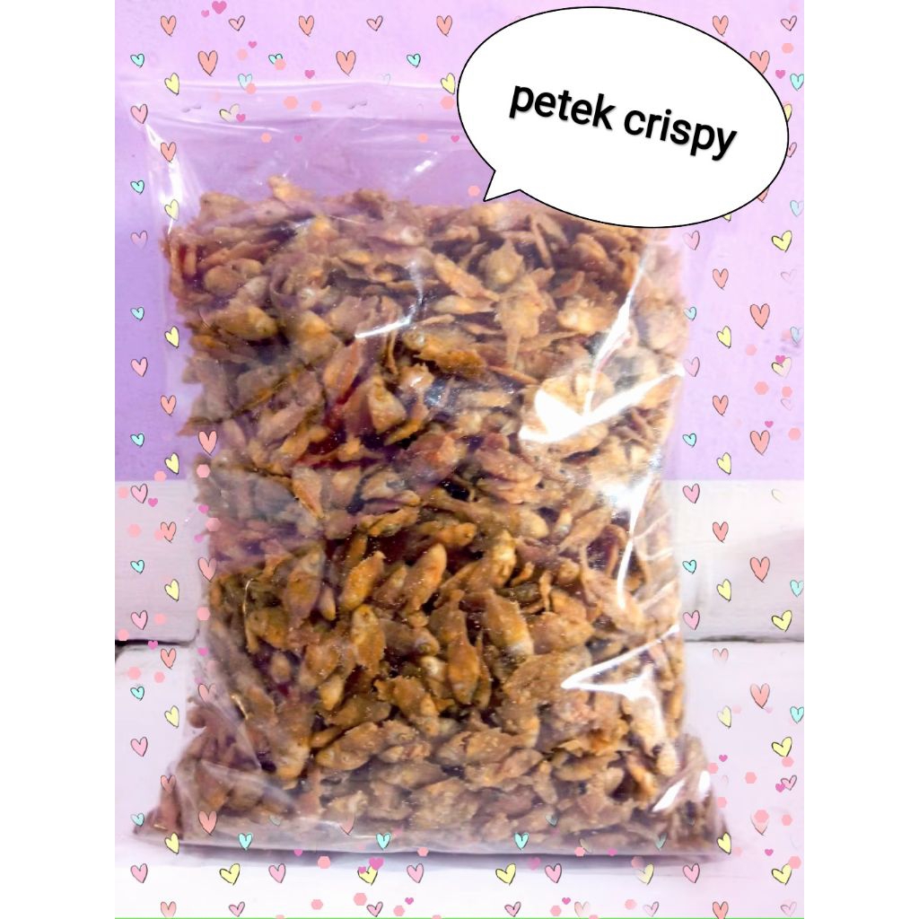 

PETEK CRISPY /BABY FISH CRISPY kemasan 500 gr