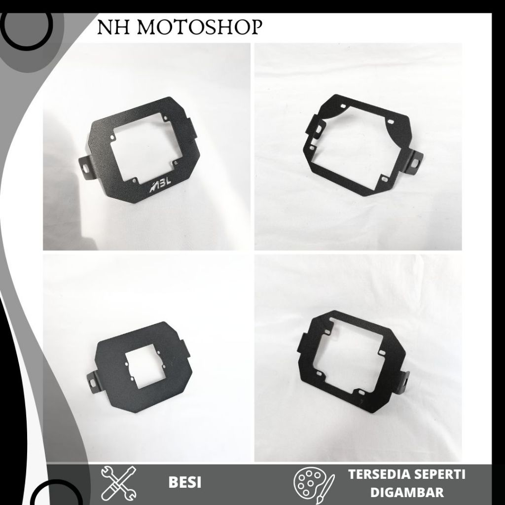 BRACKET BILED PROJIE TURBO AES KENZO VINYX CR7 3INCH BATOK CB 125 V2 SINGLE 1 NINJA SS V2 3INCH RX K