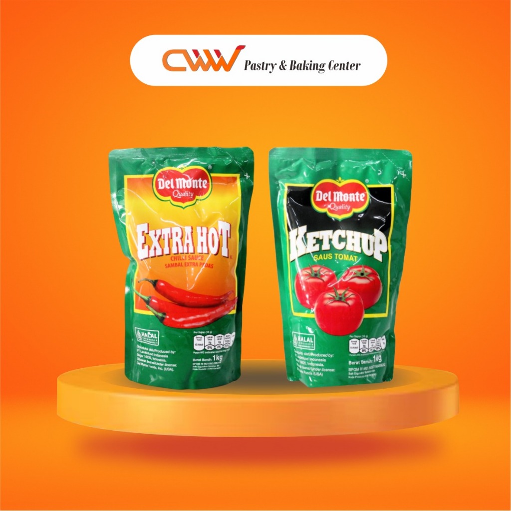 

Del Monte Delmonte Saos Tomat Sambal 1Kg Tomato Chilli Sauce Kemasan Refill Besar Jualan Gorengan
