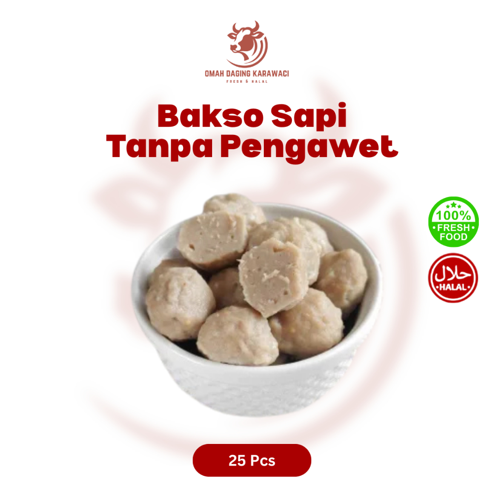

Bakso Sapi Tanpa Bahan Pengawet isi 25 Tangerang