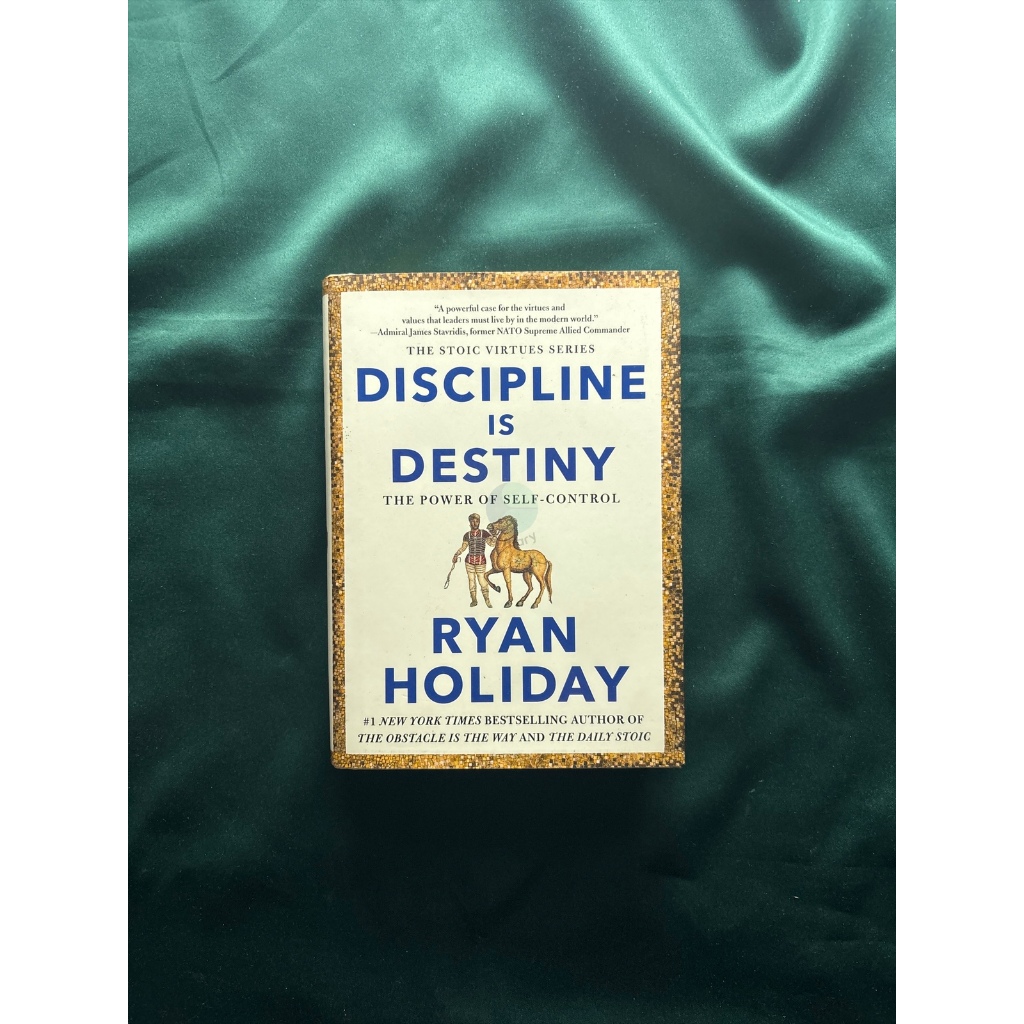 PRELOVED - Novel/Buku Discipline is Destiny - Ryan Holiday (HC)