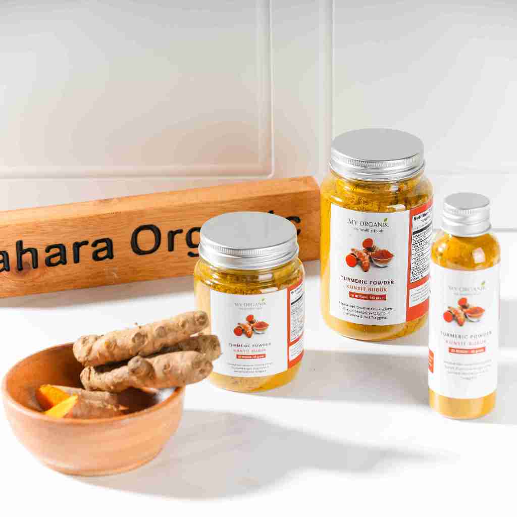 

My Organik Kunyit Bubuk Tumeric Powder Asli Tanpa Campuran Kemasan Jar