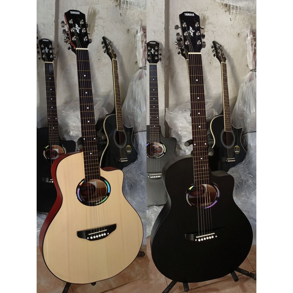 Gitar Akustik Apxx Tanam Besi, Gitar Akustik Murah, Gitar Yamahaa Apxx