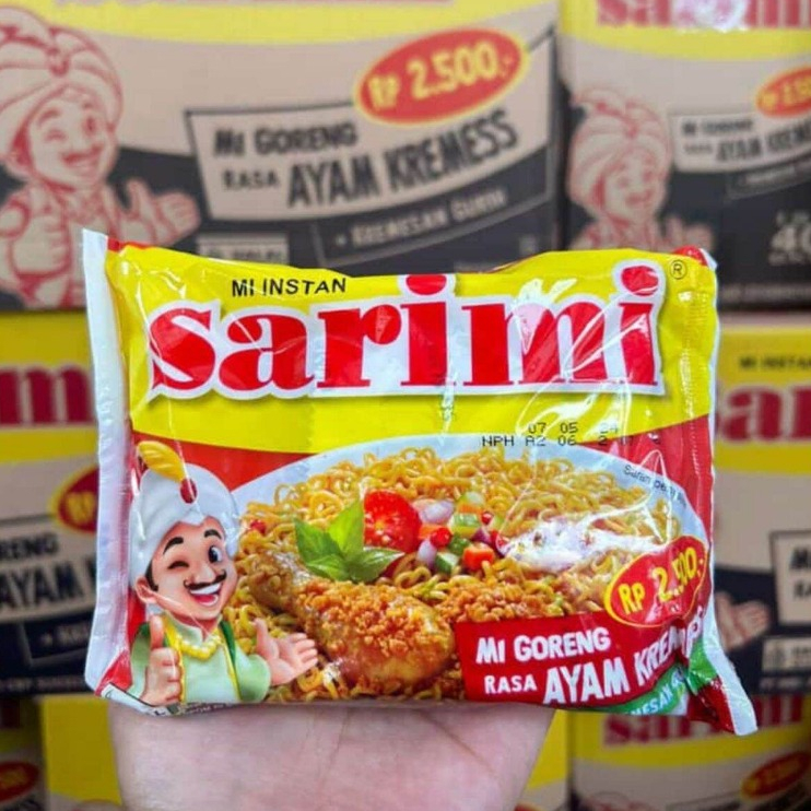 

Sarimi Mie Goreng Ayam kremess 70g - Paket dapat 5 PCS