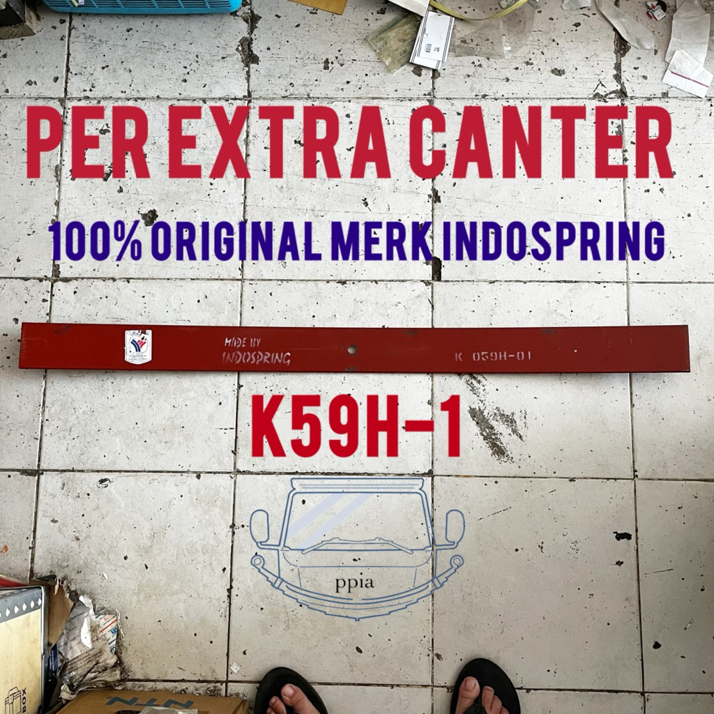 per extra canter nomor 1 per daun K59h no 1 leaf spring k59h-1 per daun indospring k59h nomor 1 per 