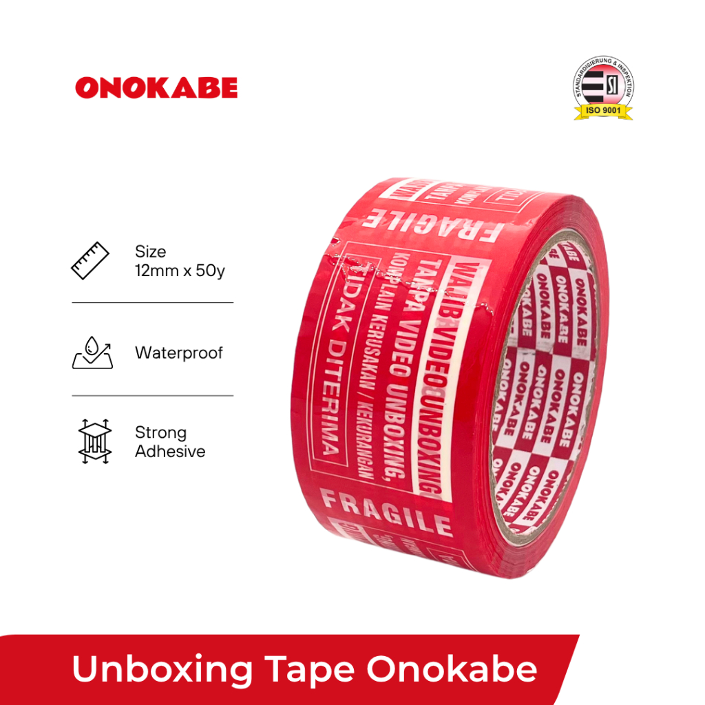 

Unboxing Fragile Tape 48mm x 50m - Lakban Onokabe
