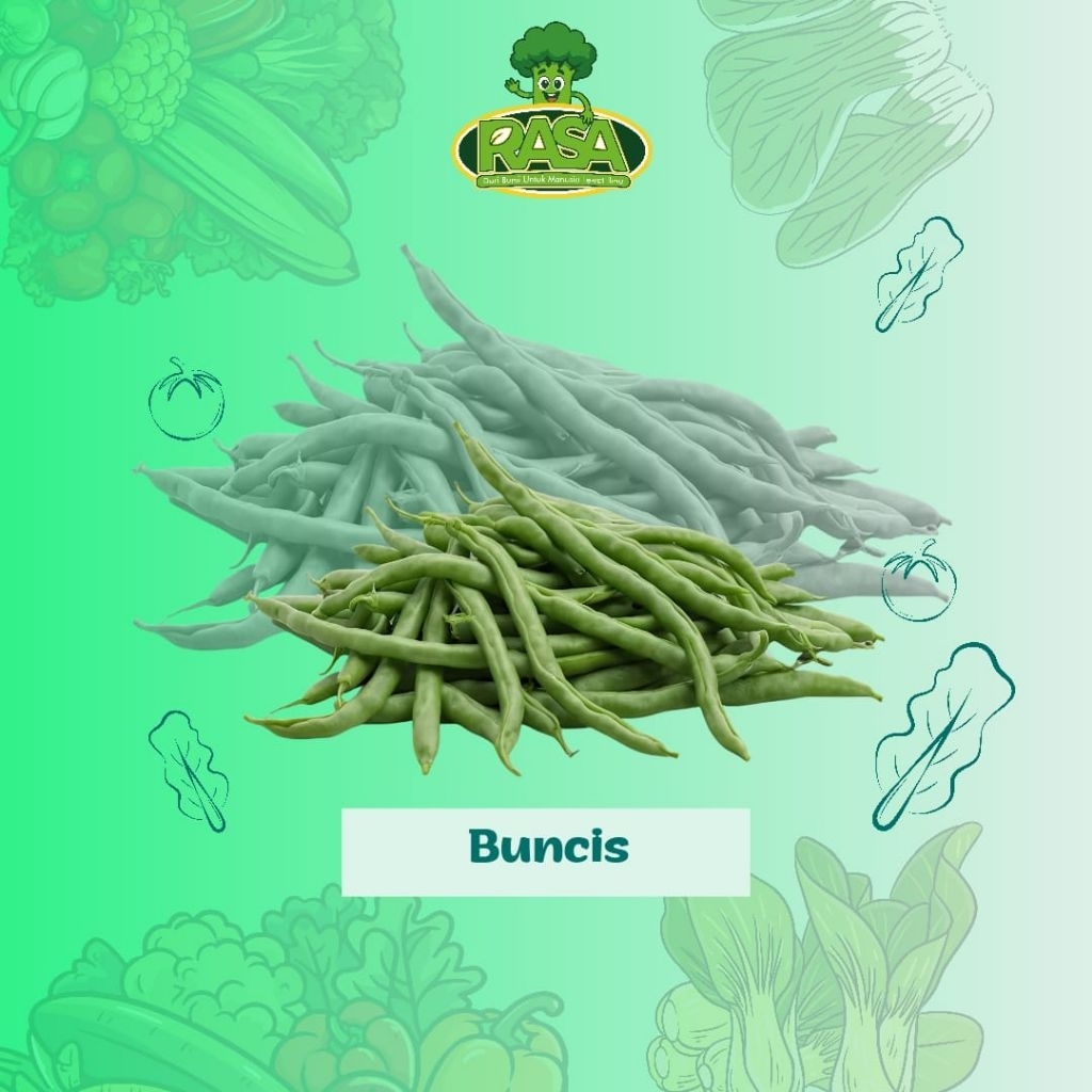 

Buncis Fresh 100 gram, 250 gram, 500 gram