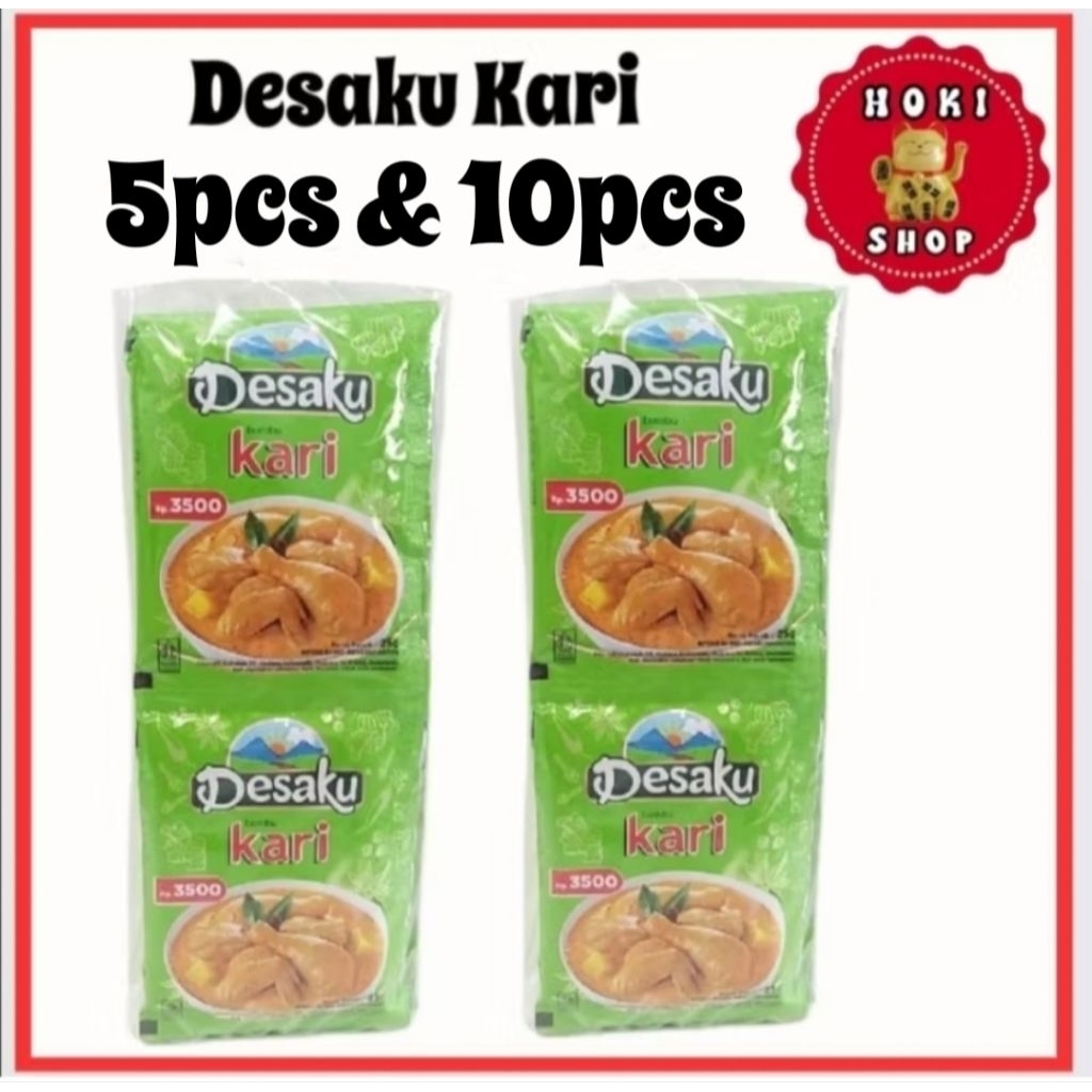 

Desaku Bumbu Kari 5pcs & 10pcs / Desaku Kari / Kari Desaku