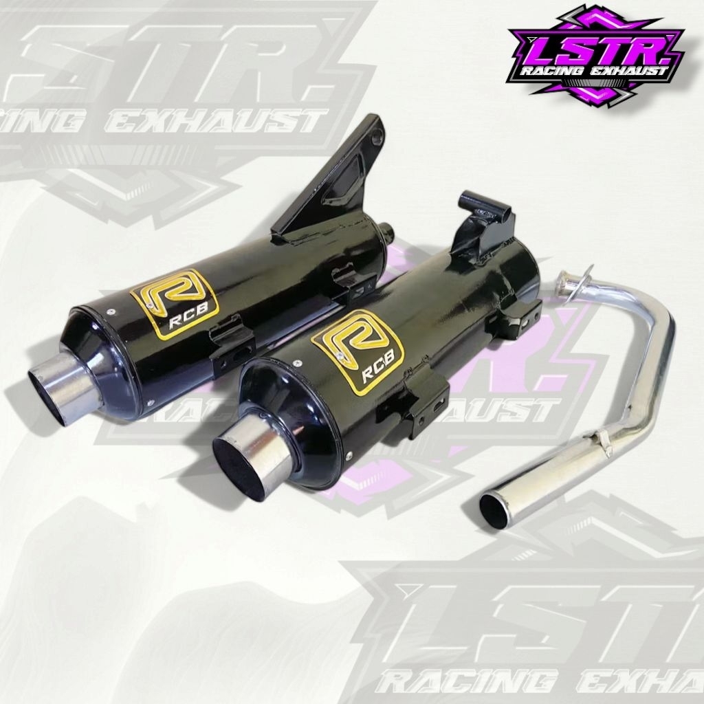 Knalpot Standar Racing RCB Untuk Motor Matic Beat, Mio, Vario, Scoopy, Fino, Gear, DLL.