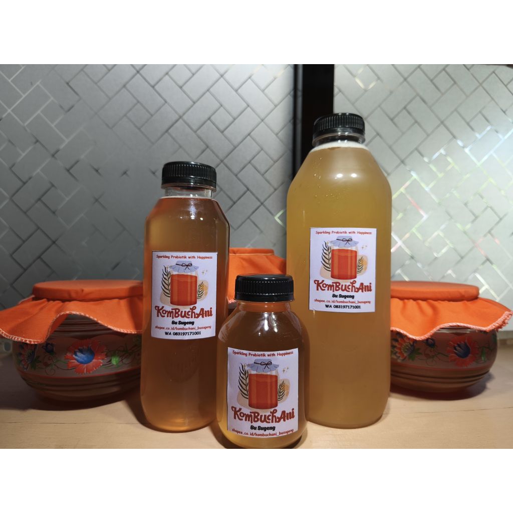 

Kombucha Fancy dengan brix maksimal 8% kemasan 1Liter