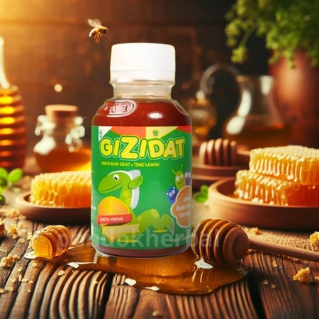 

Madu Gizidat Madu Ikan Sidat Penambah Nafsu Makan Anak 130 ml