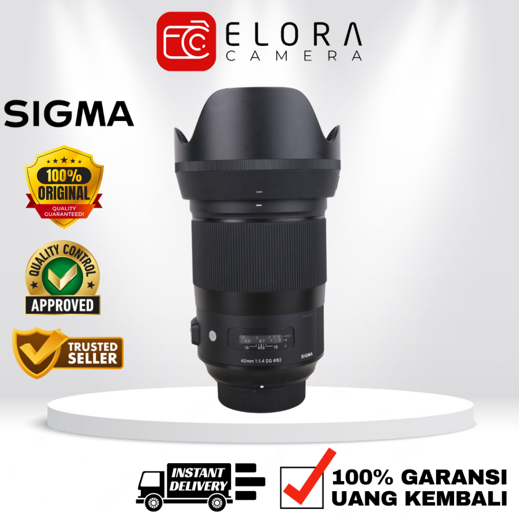 Sigma 40mm F1.4 DG For Nikon / Lensa Sigma 40 mm F 1.4 DG For Nikon