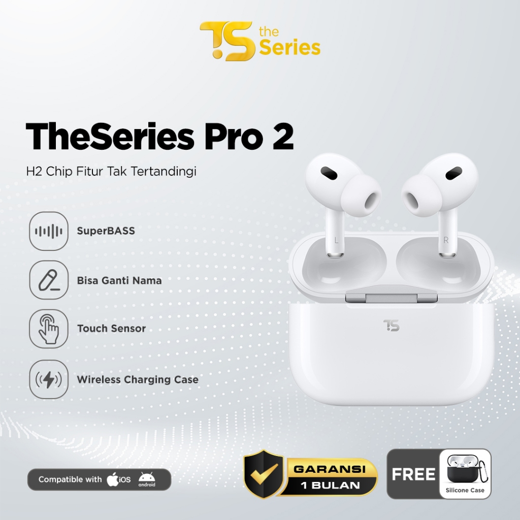 [ KUALITAS TERBAIK GRADE ORI ] THESERIES TWS PRO2 ANC FITUR AKTIF 100% SERIAL TEMBUS WEBSITE H2 CHIP