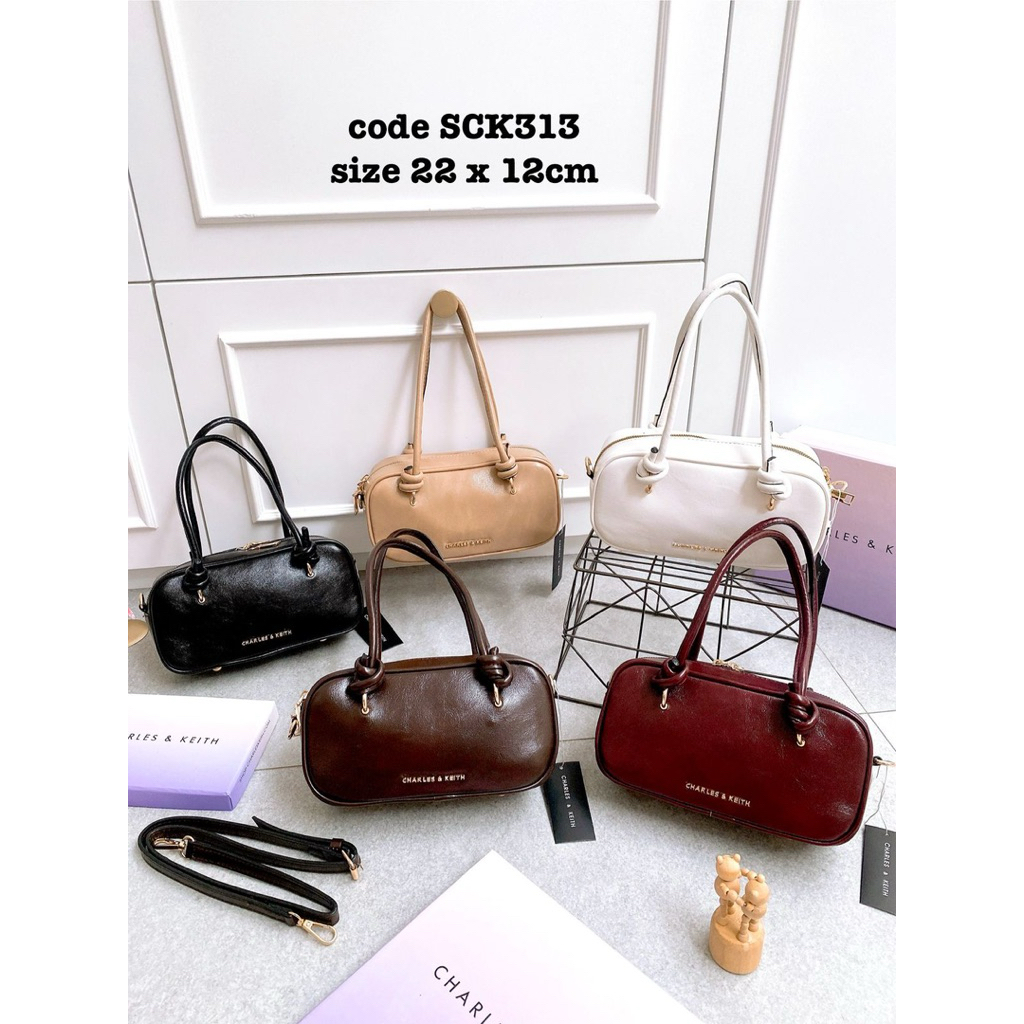 Tas Wanita CK SCK313 – Handbag Slingbag Fullset Box (22x12cm)