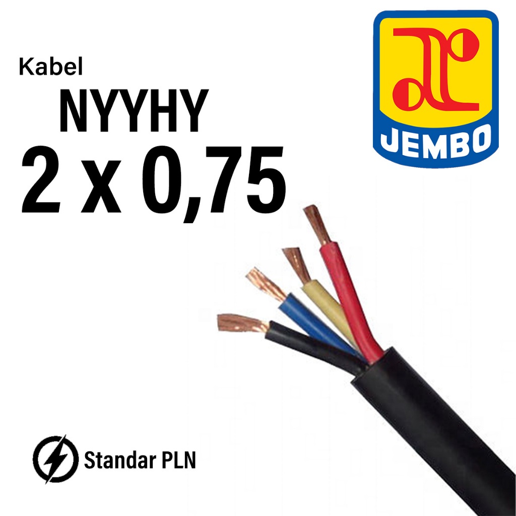 Kabel NYYHY 2 x 0.75 Jembo