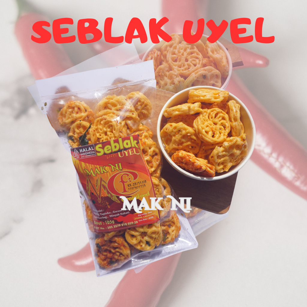

Kerupuk Seblak UYEL 205 gram 2 pack