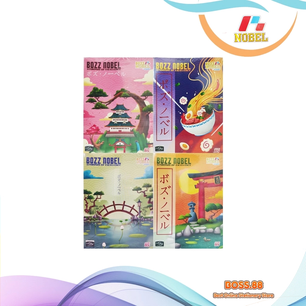 

BUKU TULIS BOXY BOZZ NOBEL 42 (1 PACK)