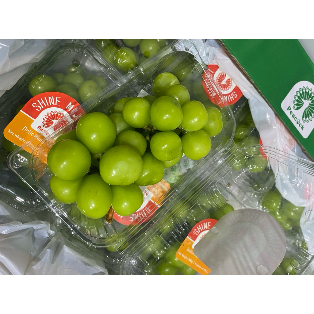 

ANGGUR SHINE MUSCAT JEPANG ENAK (TERMURAH ENAK KENYAL JARANG ADA)