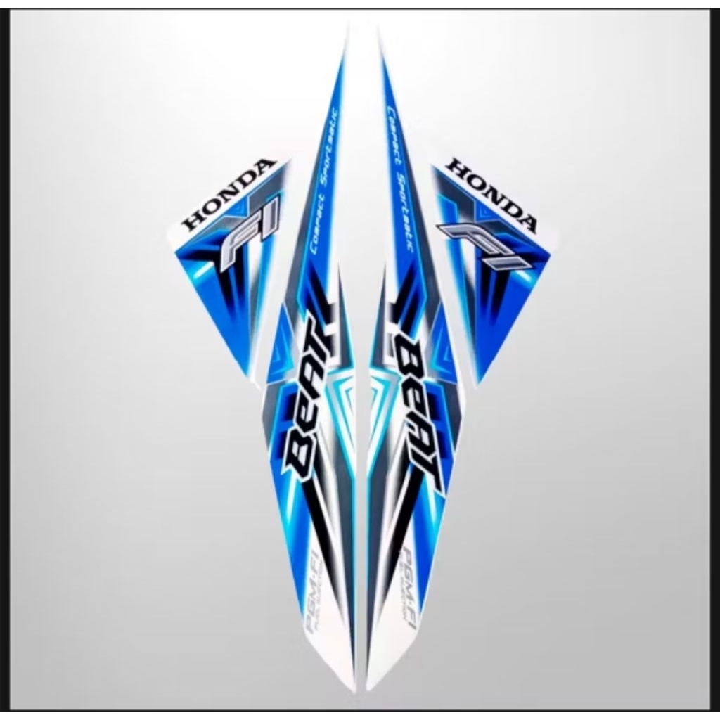 STRIPING STIKER STANDAR MOTOR HONDA BEAT FI FUL STIKER LIS BODY MOTOR HONDA BEAT FI 2015