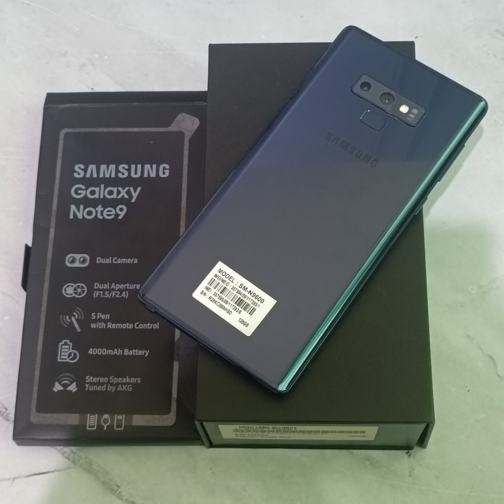 Samsung Galaxy Note 9 Ram 6GB/128GB - Fullset - GLOBAL - SNAPDRAGON