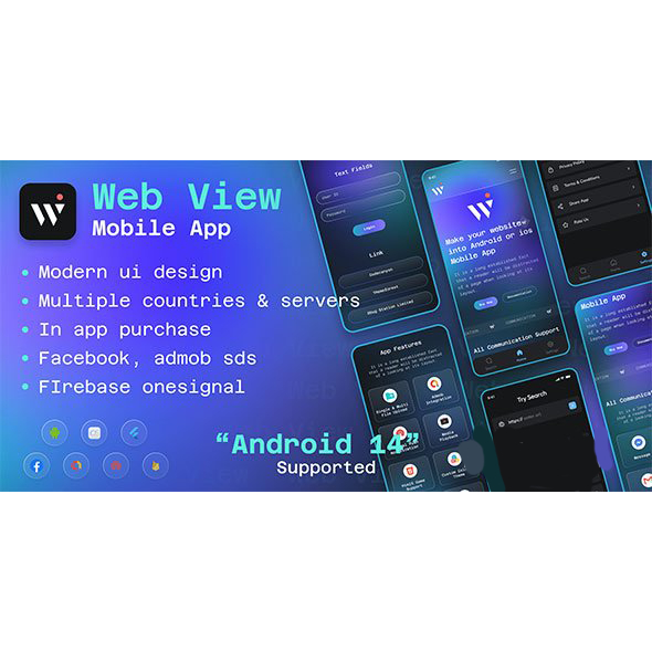 Source Code Flutter Webview v1.1 - Konversi Website ke Aplikasi Android & iOS