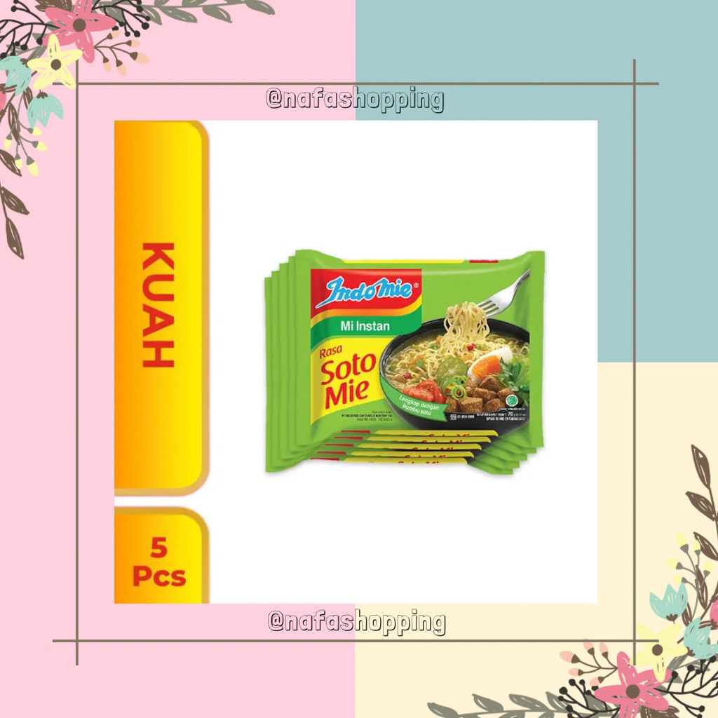 

Indomie Soto 5 Pcs (Paket)