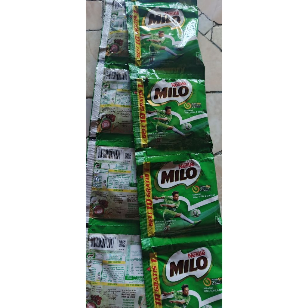 

milo renceng per renceng isi 11 sachet