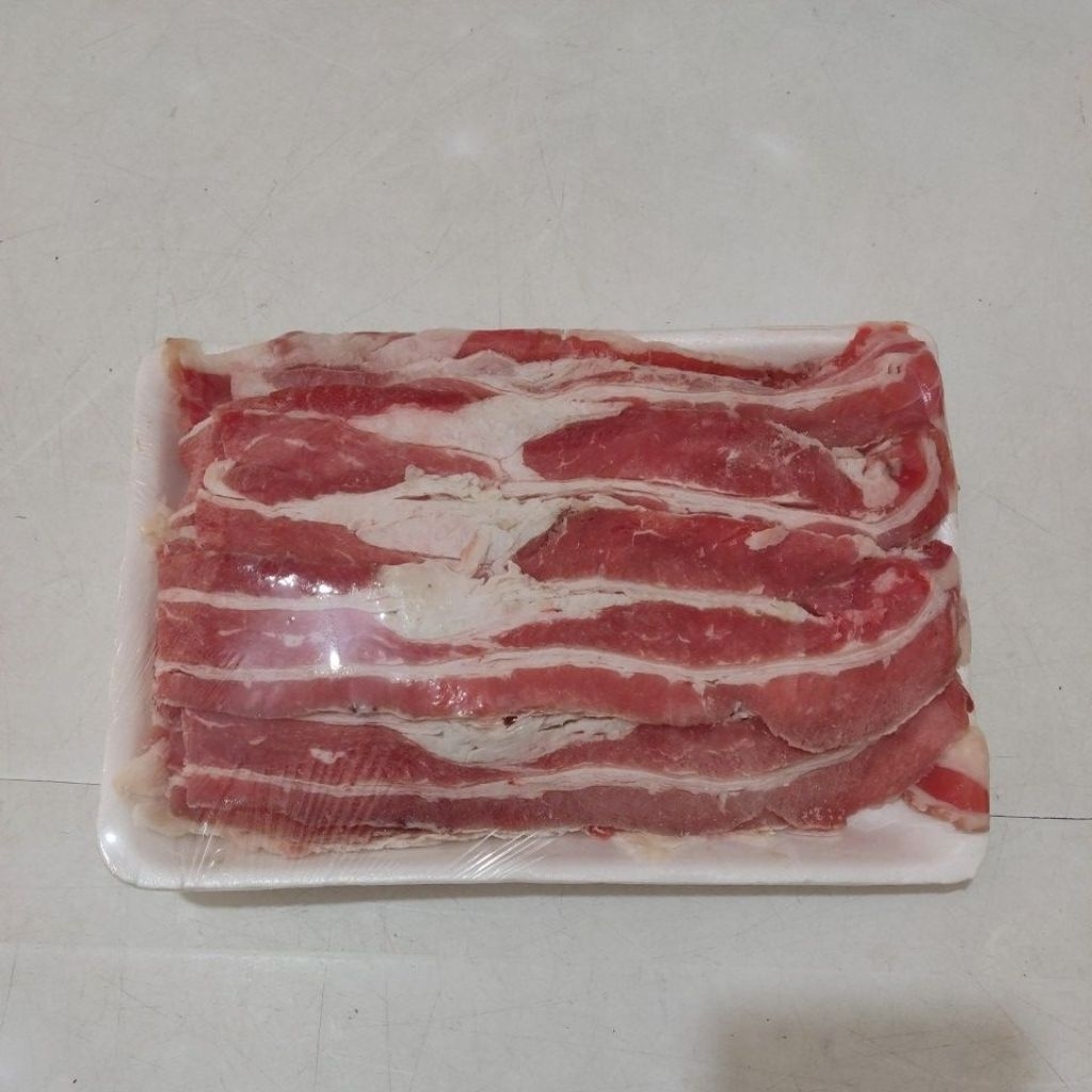 

Shortplate Daging slice Berlemak 500g