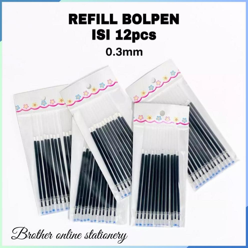 

BOS Refill Tinta Pulpen Gel / Refill Pulpen Cair / Refill Bolpen Gel
