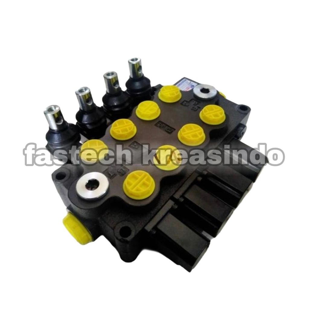 HAND VALVE MONOBLOCK 1/2"INCH 70L 350BAR 4-BANK DETENT CHIA WANG DMD-04-C2-4N