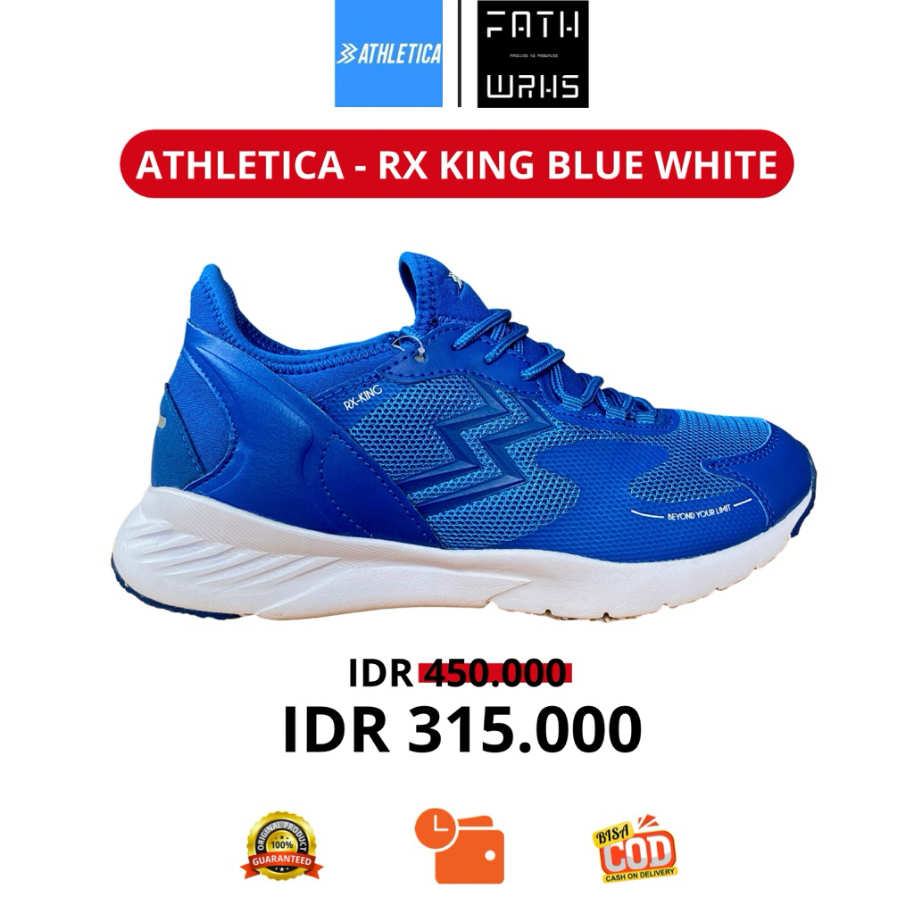 Sepatu Geoff Max Athletica Original - RX-King Blue White - Sepatu Trail Running | Running Shoes Sepa