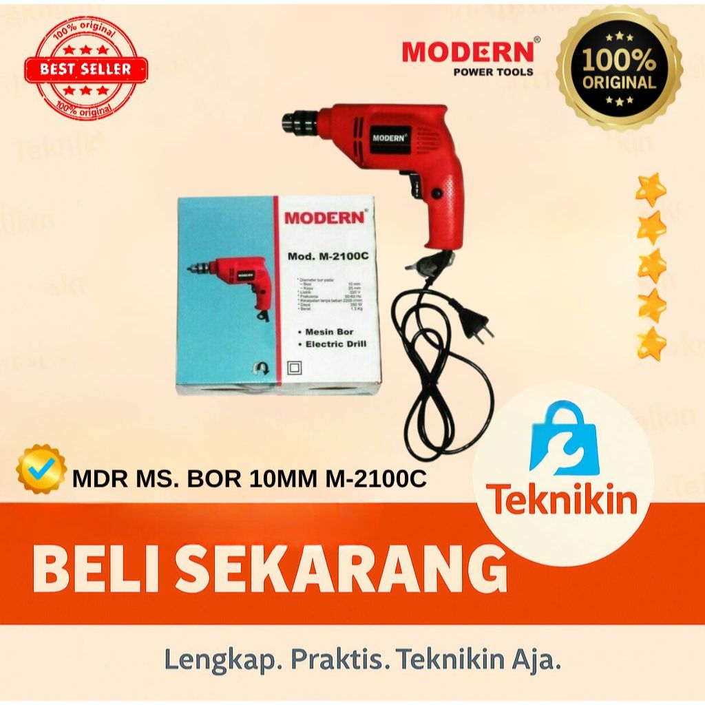 Modern  mesin bor M-2100C bor listrik modern.