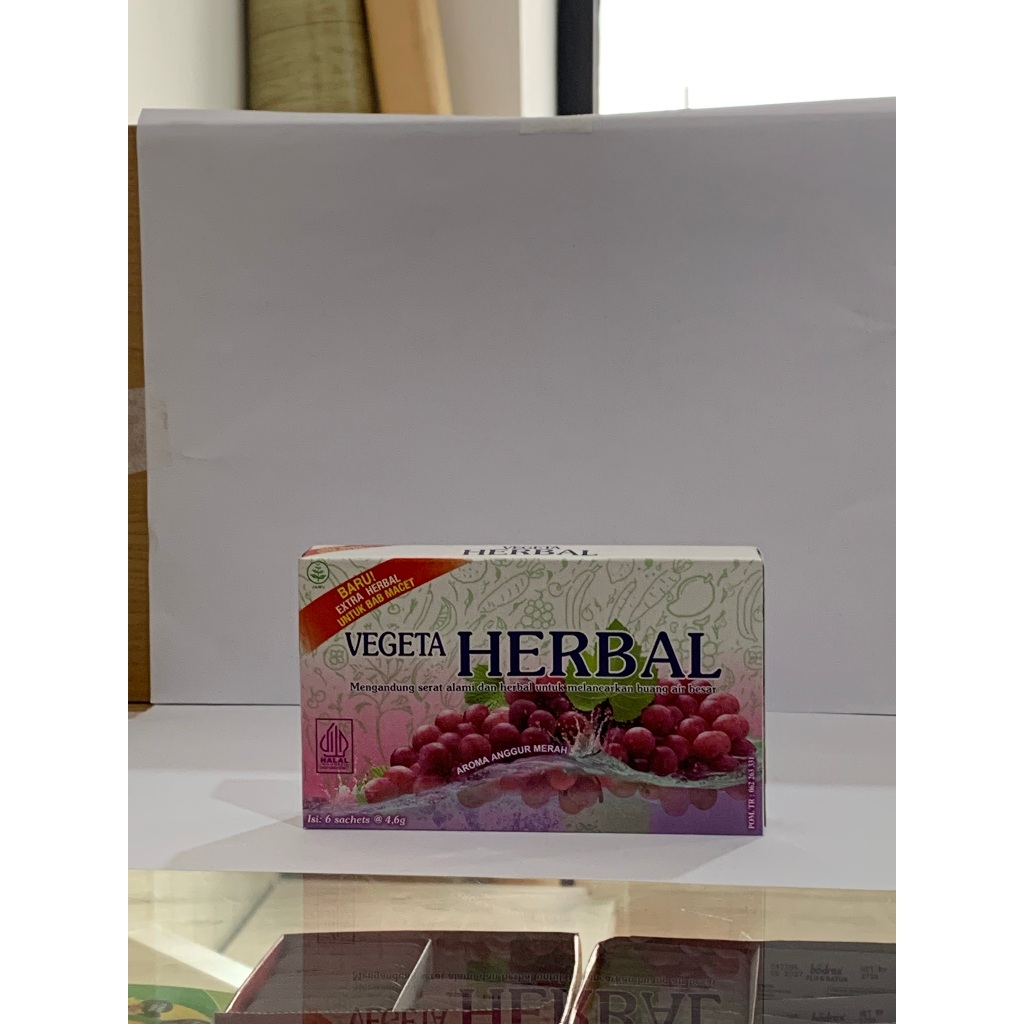 

Vegeta Herbal Anggur Box 6 Sachets