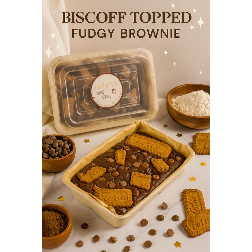 

Fudgy brownies premium biscoff cookie