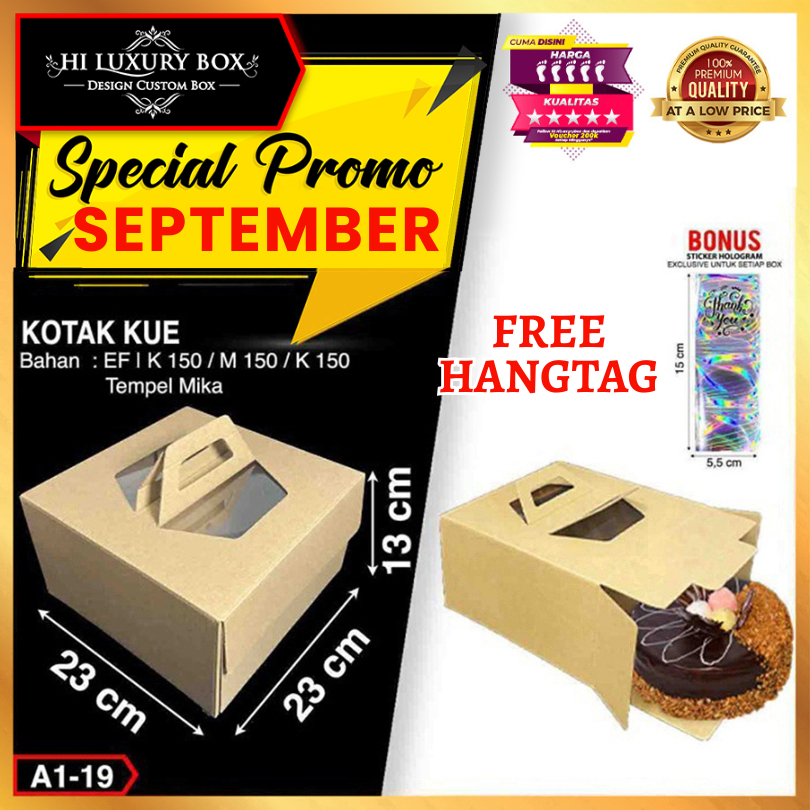 

Kotak Kue|Cake|Kado Gift|Hampers|Serbaguna|Dus|Box|Packaging|A1-19