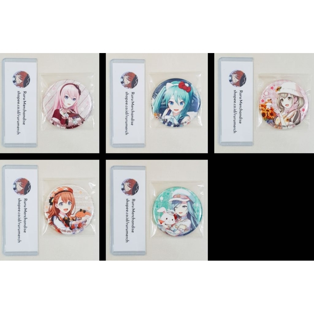 Project Sekai Proseka Glitter Can Badge Sanrio