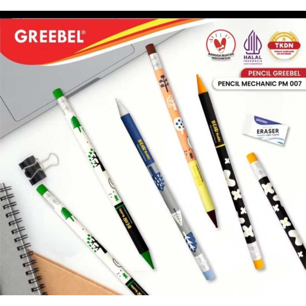 

GREEBEL Pensil Mekanik PM-007 Bear Buddy