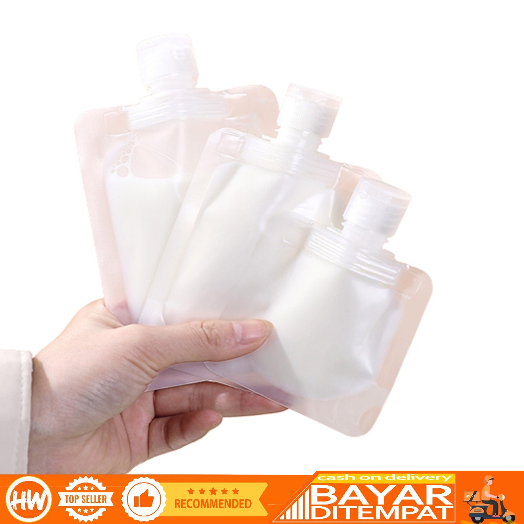 HaiWai COD Travel Botol Refill Tempat Sabun Cair Botol Sabun Travel Plastik Fliptop Travel Bottle Co