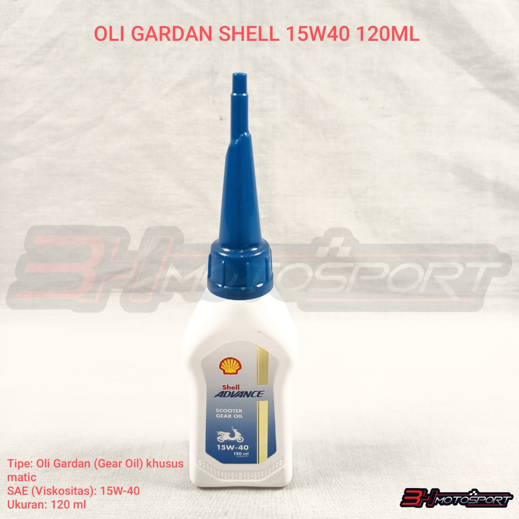 OLI GARDAN SHELL 15W40 120ML KHUSUS MATIC