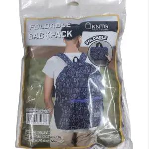 Foldable backpack