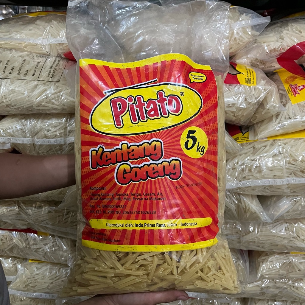 

POTATO PITATO | CEMILAN STIK POTATO | STIK KENTANG MENTAH 5 KG